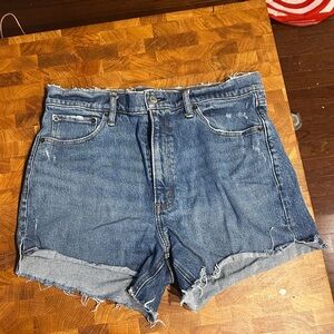 Abercrombie & Fitch Blue Jean Shorts